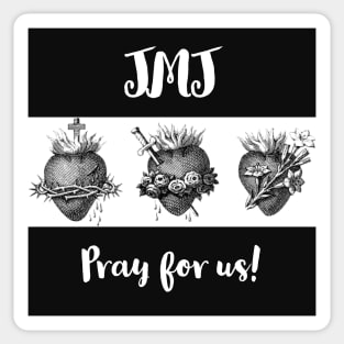 JMJ pray for us! Sticker